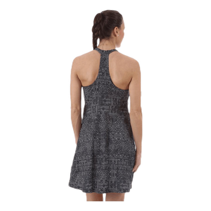 Pristine Dress Patterned/Black