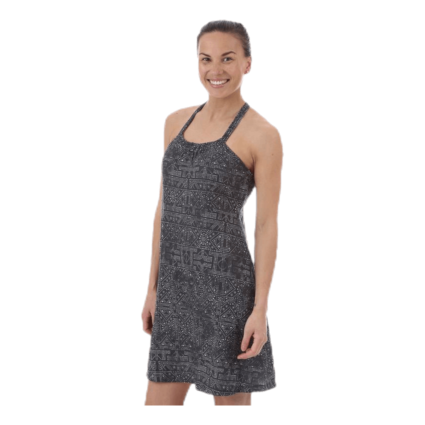 Pristine Dress Patterned/Black