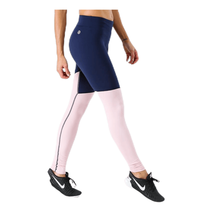 DNAmic Soft Womens Long Tights Pink/Blue