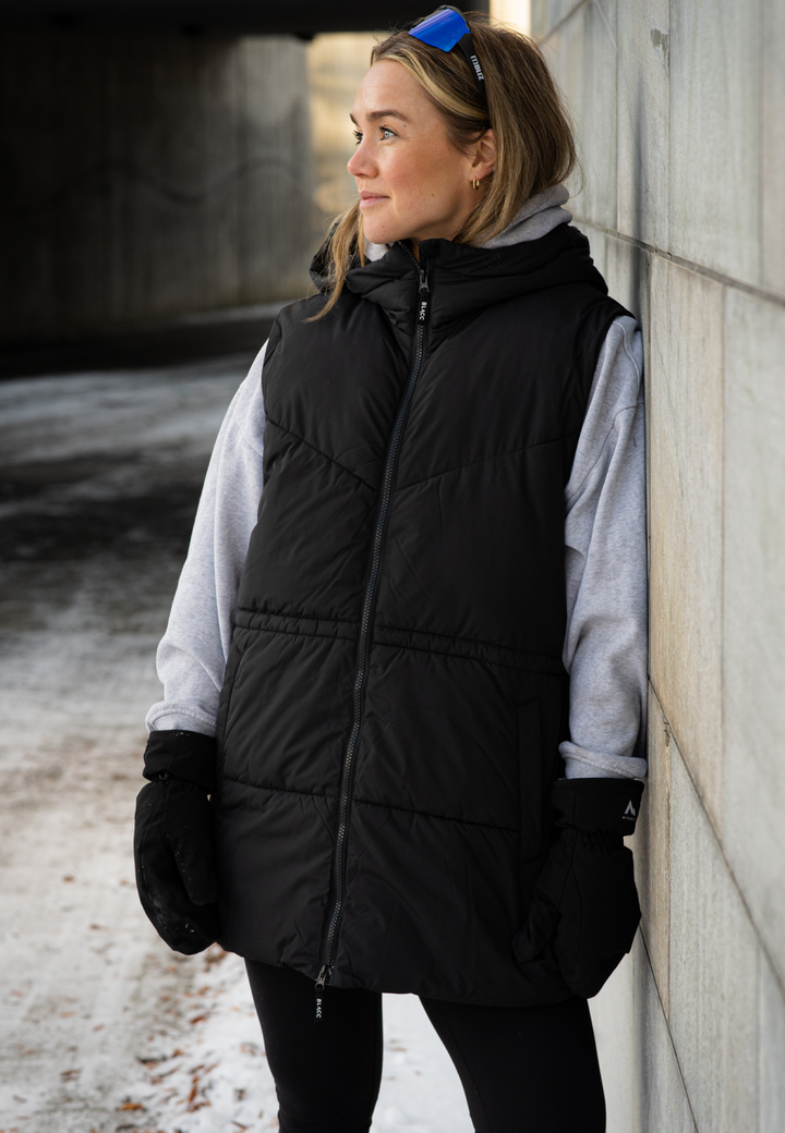 Maya Padded Hybrid Jacket Jet Black