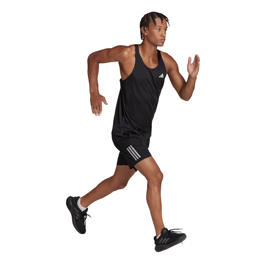 Own the Run Tank Top Black