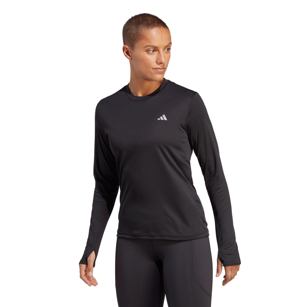 Run It Long-Sleeve Top Black