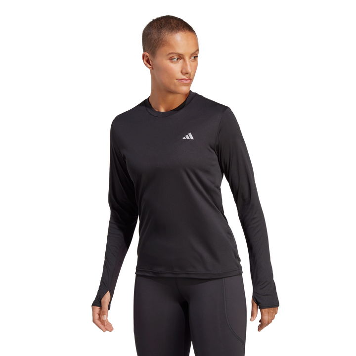 Run It Long-Sleeve Top Black