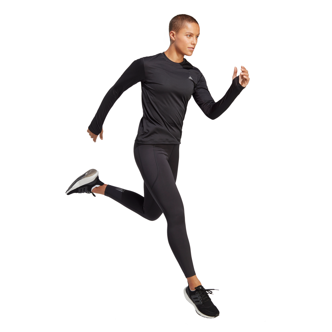 Run It Long-Sleeve Top Black