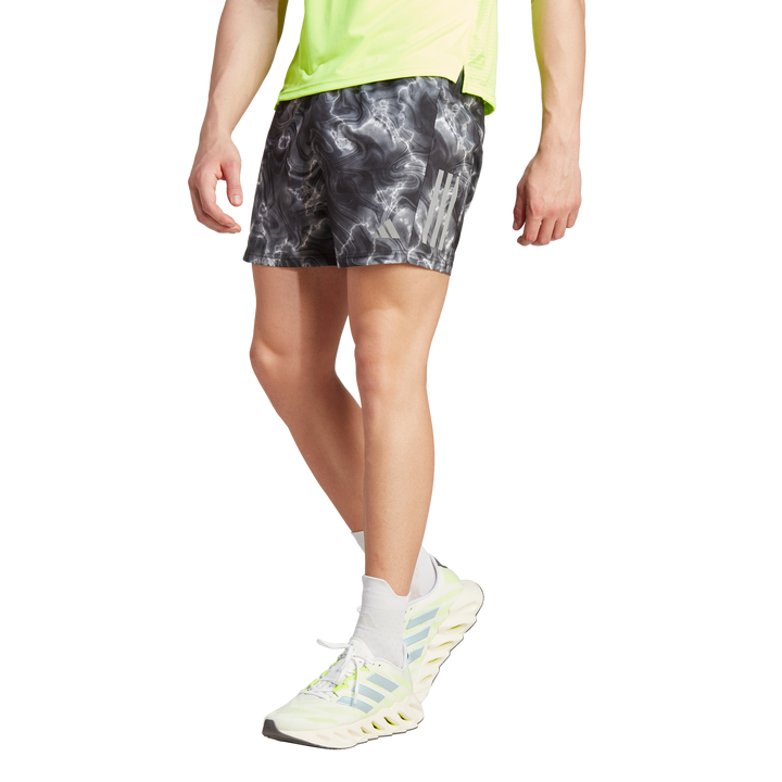 Own the Run Allover Print Shorts White
