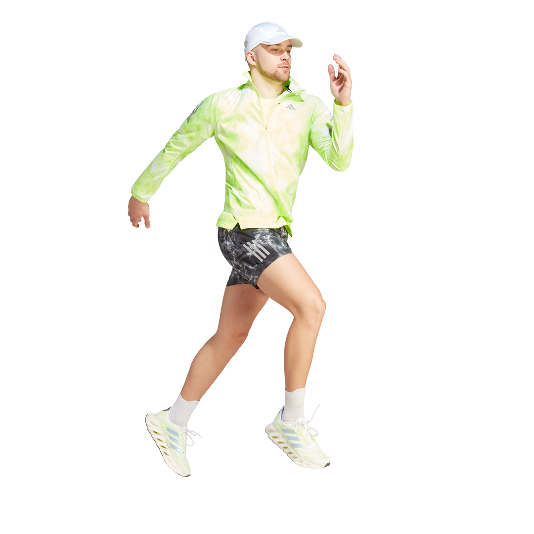 Own the Run Allover Print Shorts White