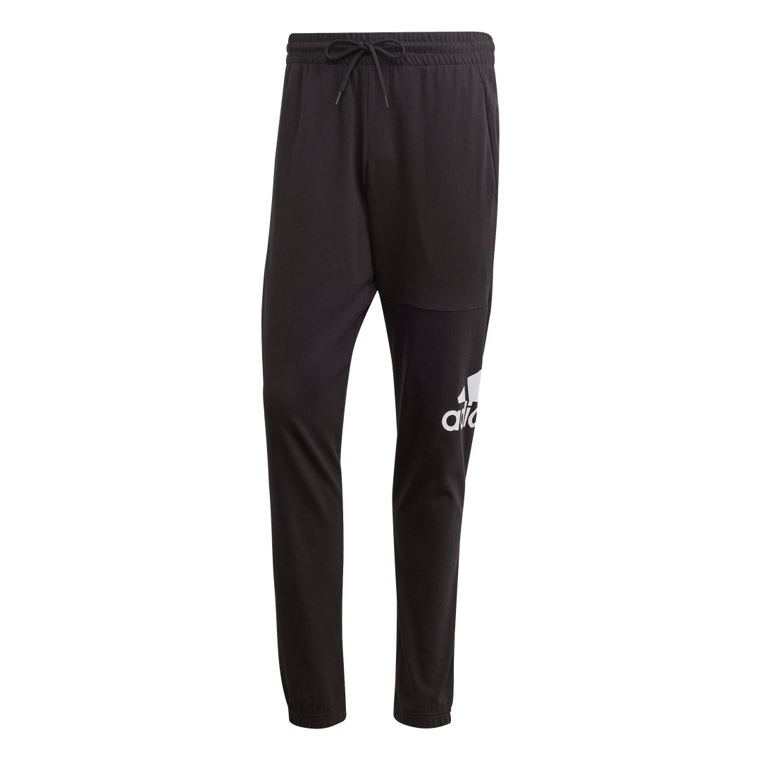 Essentials Single Jersey Tapered Badge of Sport Joggers Black
