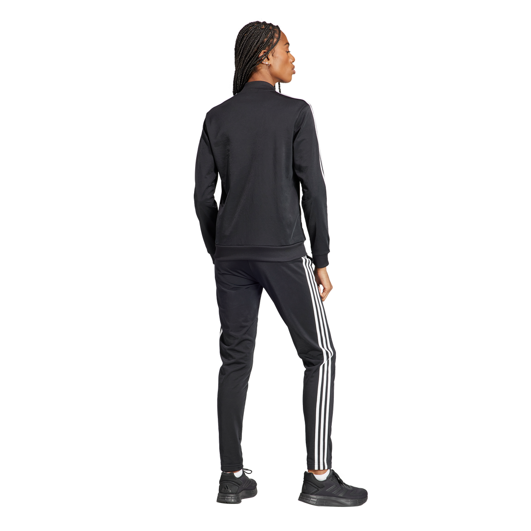 Essentials 3-Stripes Tracksuit Black