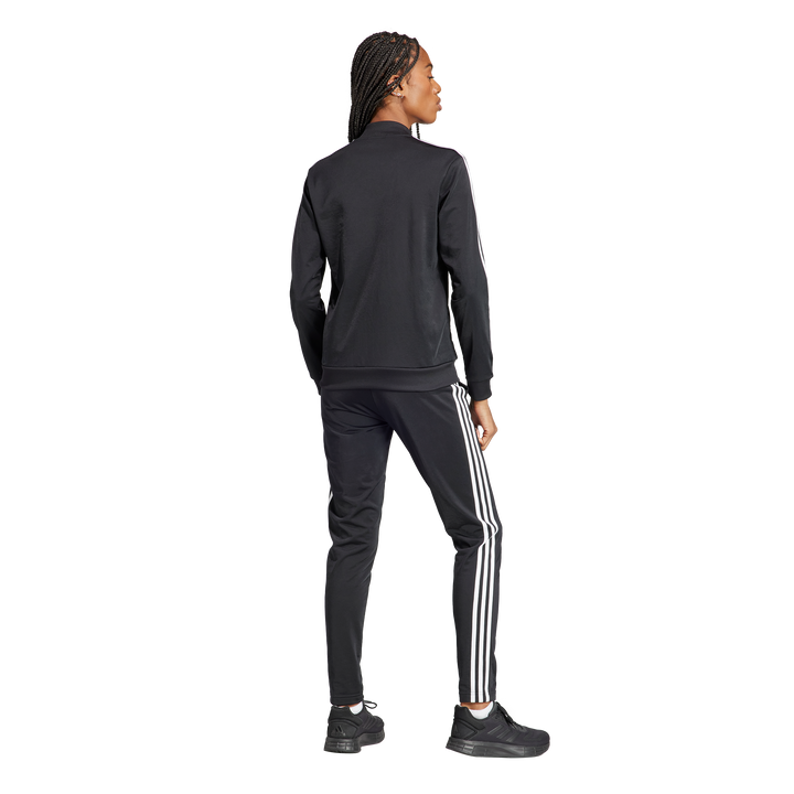 Essentials 3-Stripes Tracksuit Black