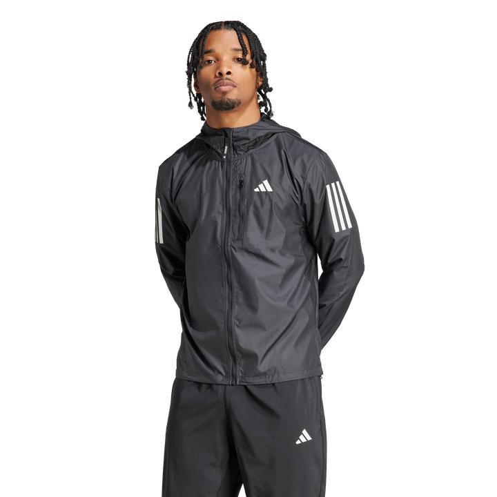 Own the Run Jacket Black