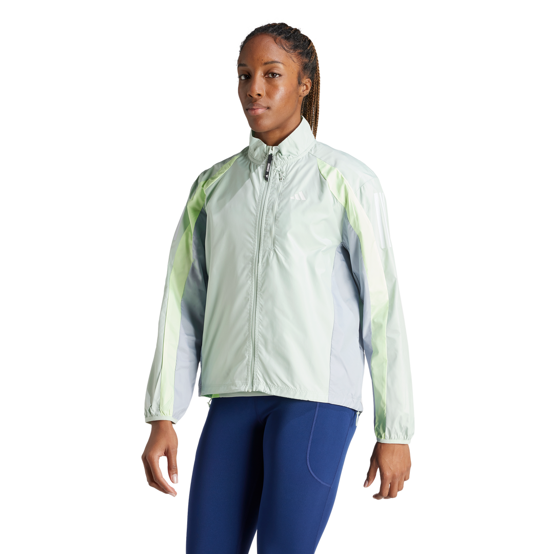 Own the Run Colorblock Jacket Green