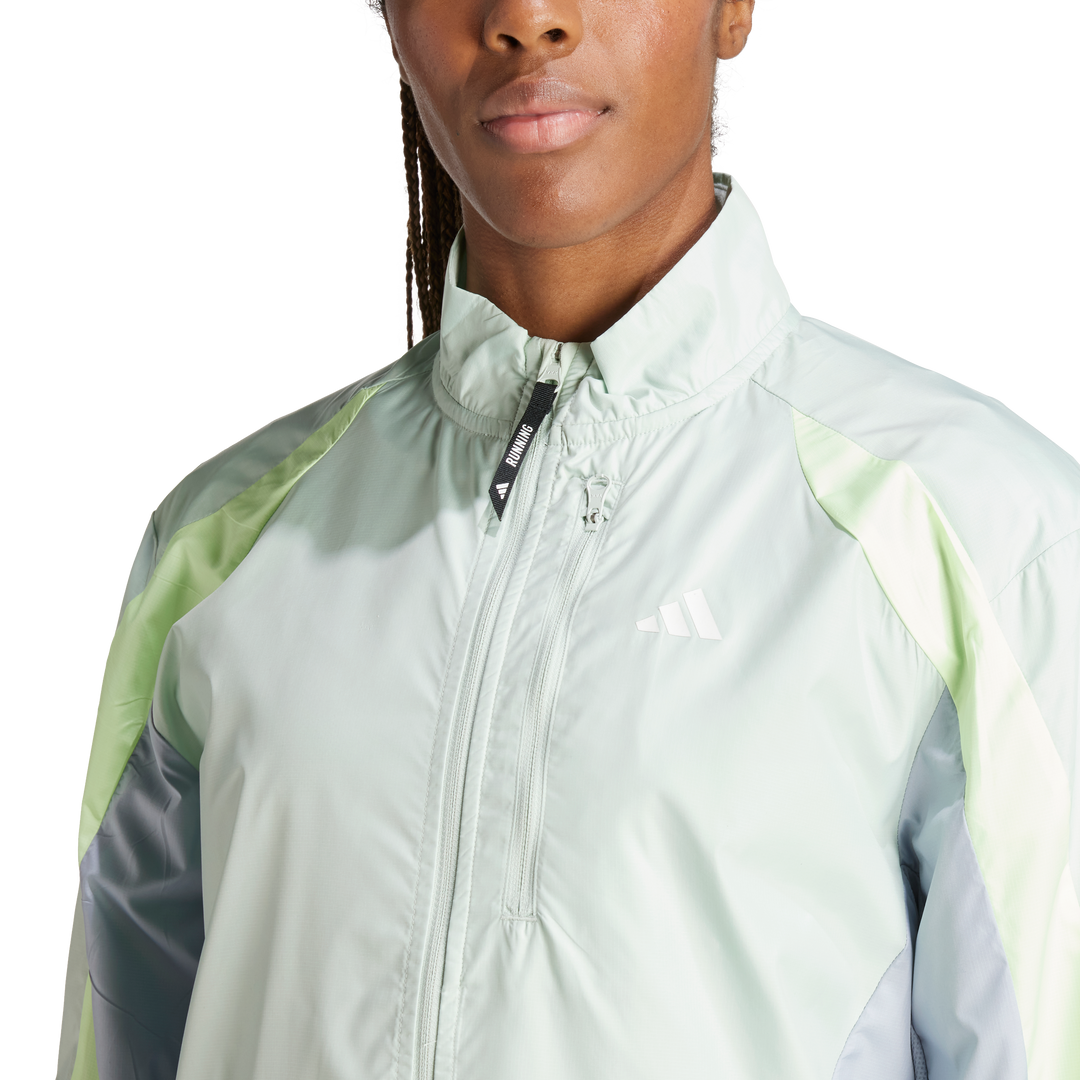 Own the Run Colorblock Jacket Green