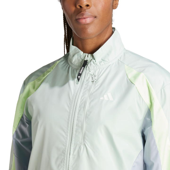 Own the Run Colorblock Jacket Green