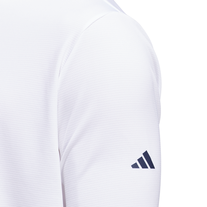 Lightweight Half-Zip Top White