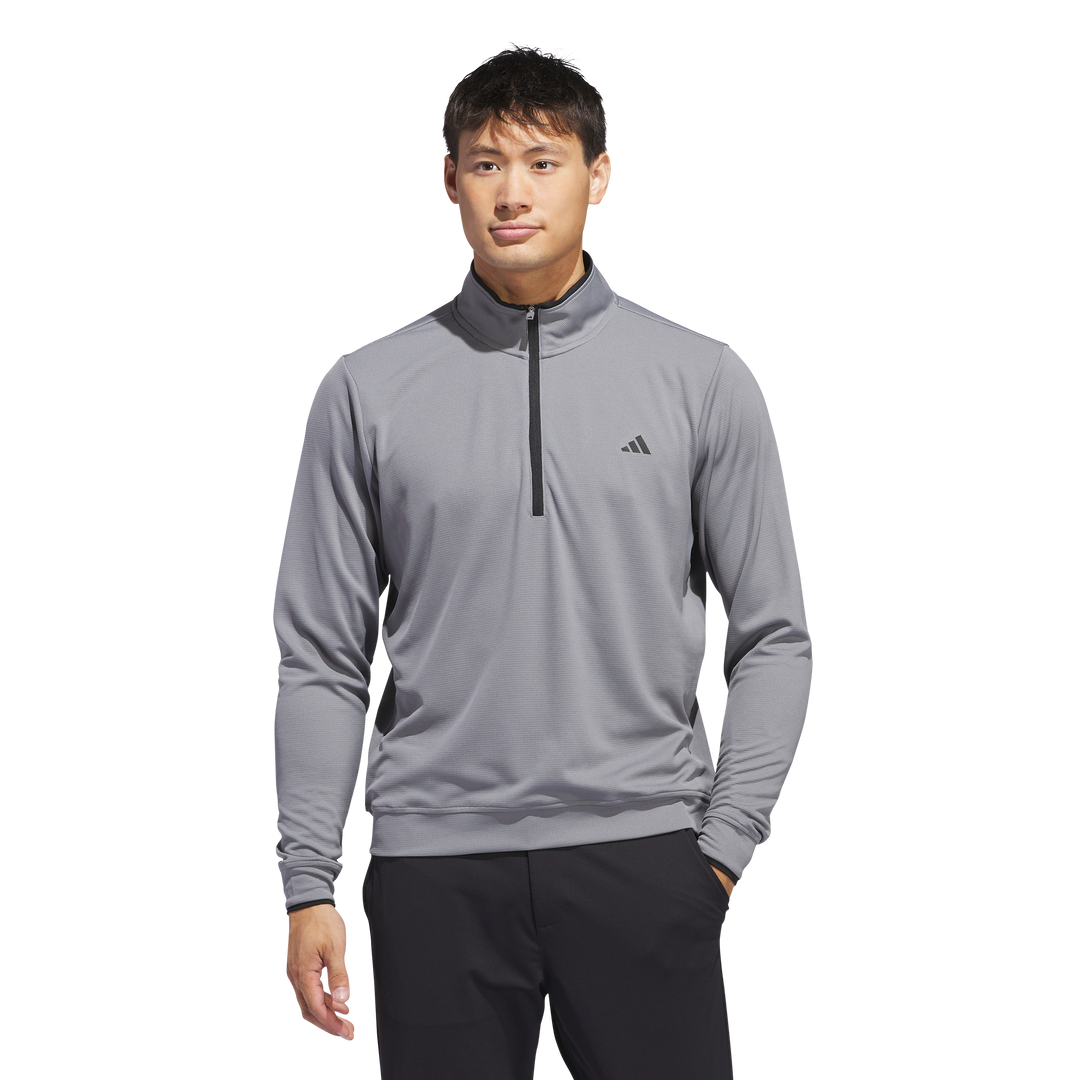 Lightweight Half-Zip Top Grey Three