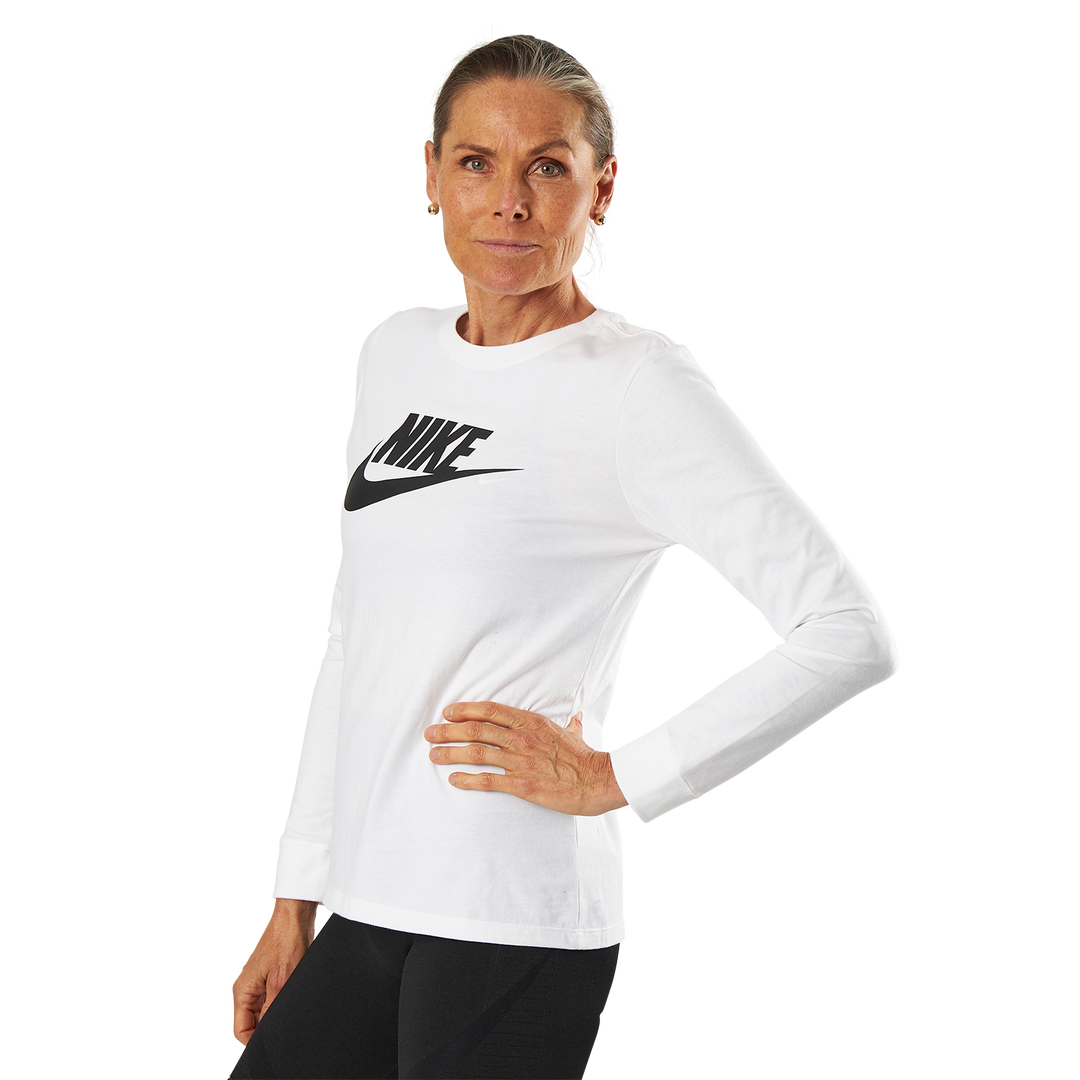 Nsw Ls T-Shirt White/Black