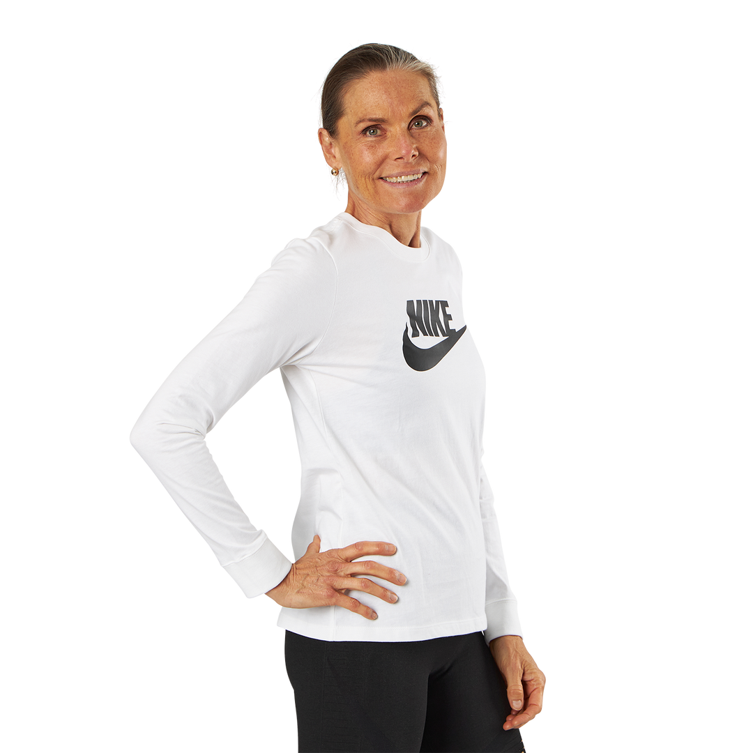 Nsw Ls T-Shirt White/Black