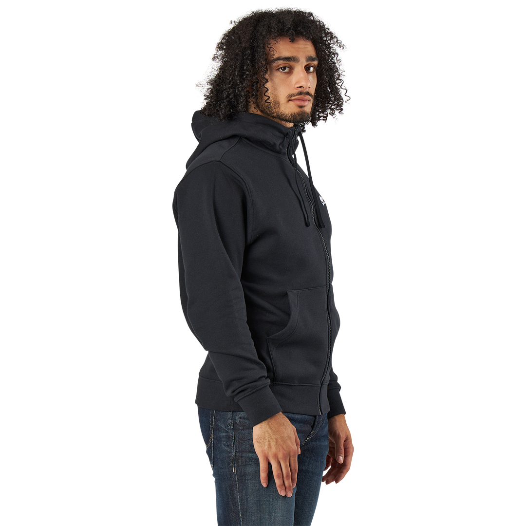 Sportswear Club Fleece Men's Full-Zip Hoodie BLACK/BLACK/WHITE