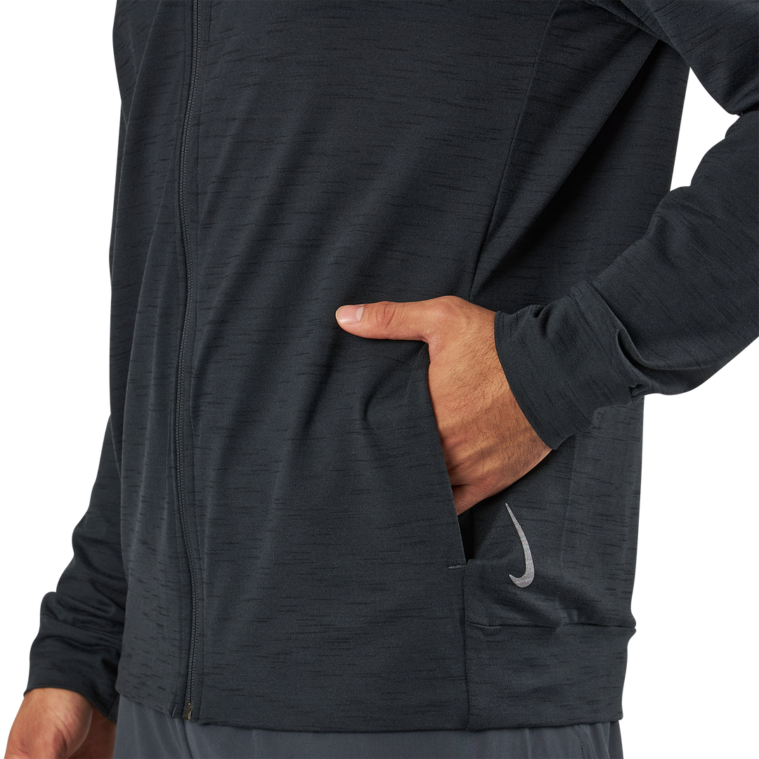 Yoga Dri-FIT Men's Full-Zip Jacket OFF NOIR/BLACK/GRAY