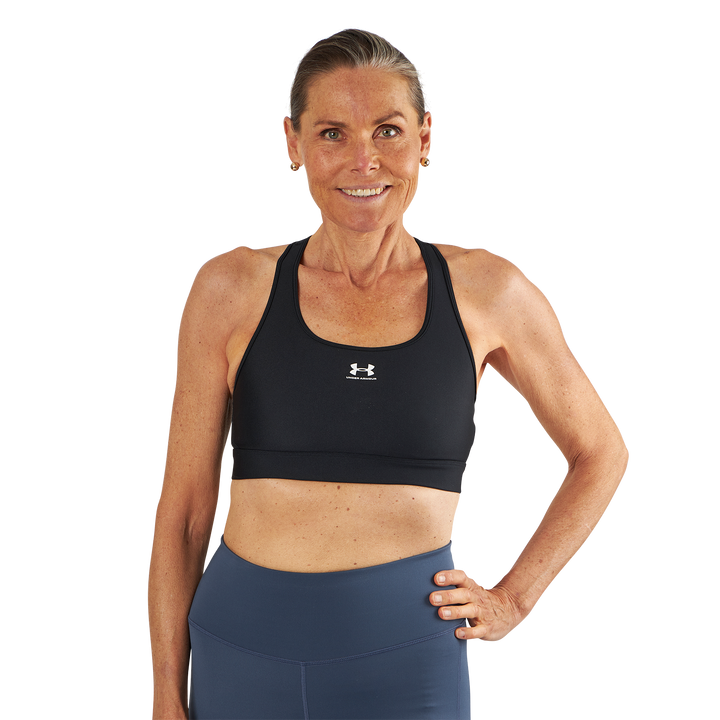 Crossback Mid Bra Black