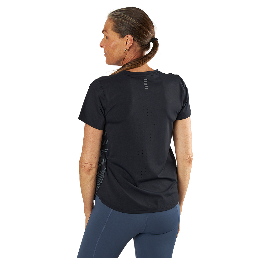 Ua Iso-chill Laser Tee Ii Black