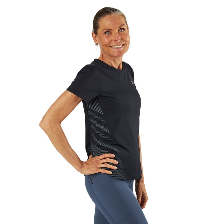 Ua Iso-chill Laser Tee Ii Black