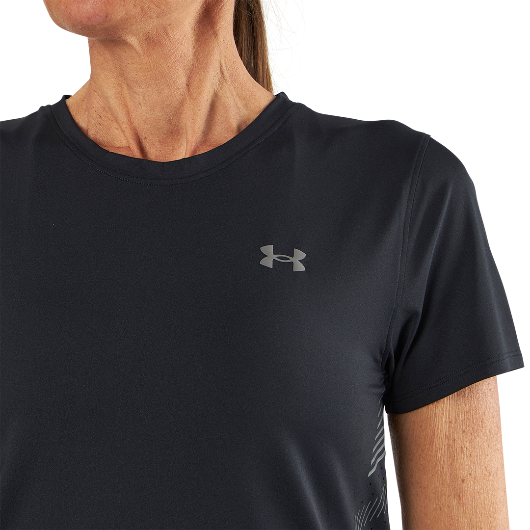 Ua Iso-chill Laser Tee Ii Black