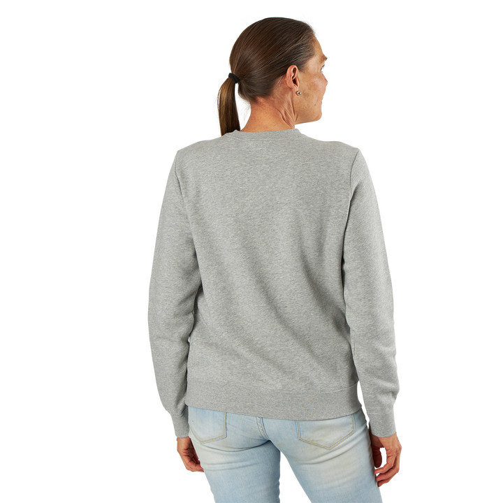Sportswear Club Fleece Women's Crew DK GREY HEATHER/WHITE