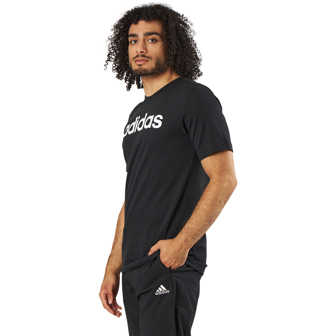 Essentials Linear T-Shirt Black / White