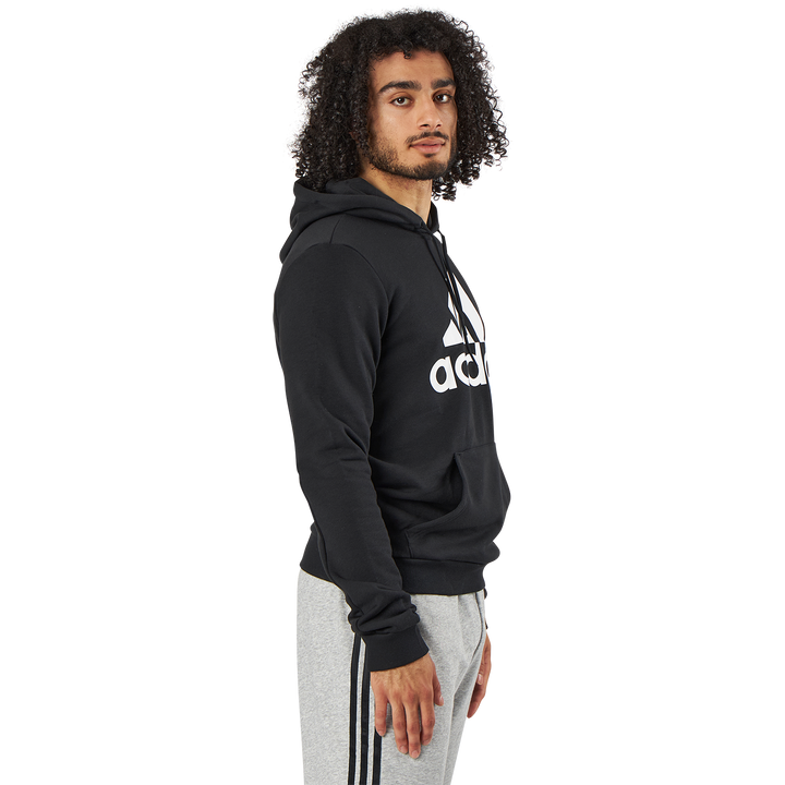 Mens Badge Of Sport  French Terry Hoodie Black