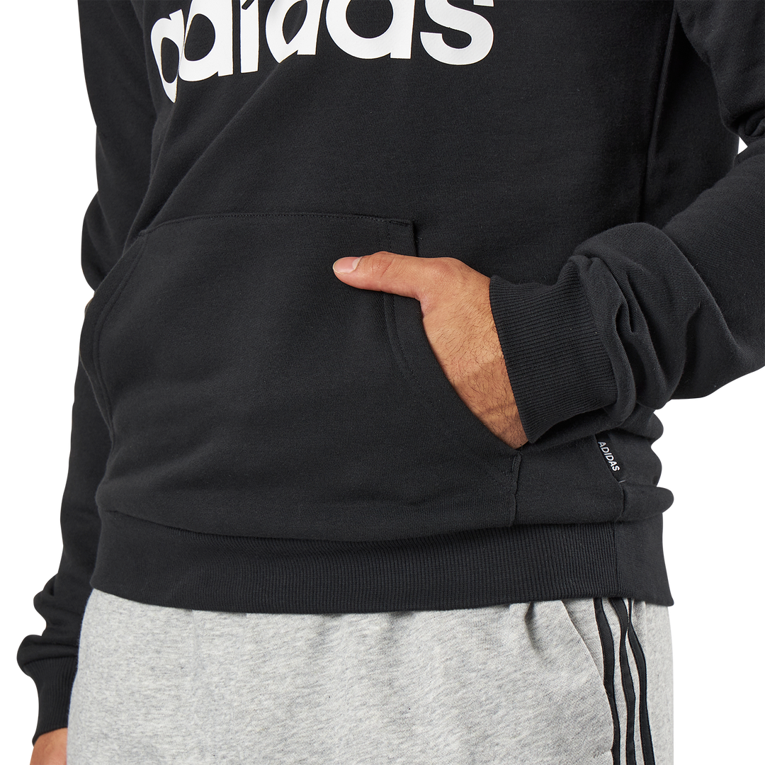 Mens Badge Of Sport  French Terry Hoodie Black