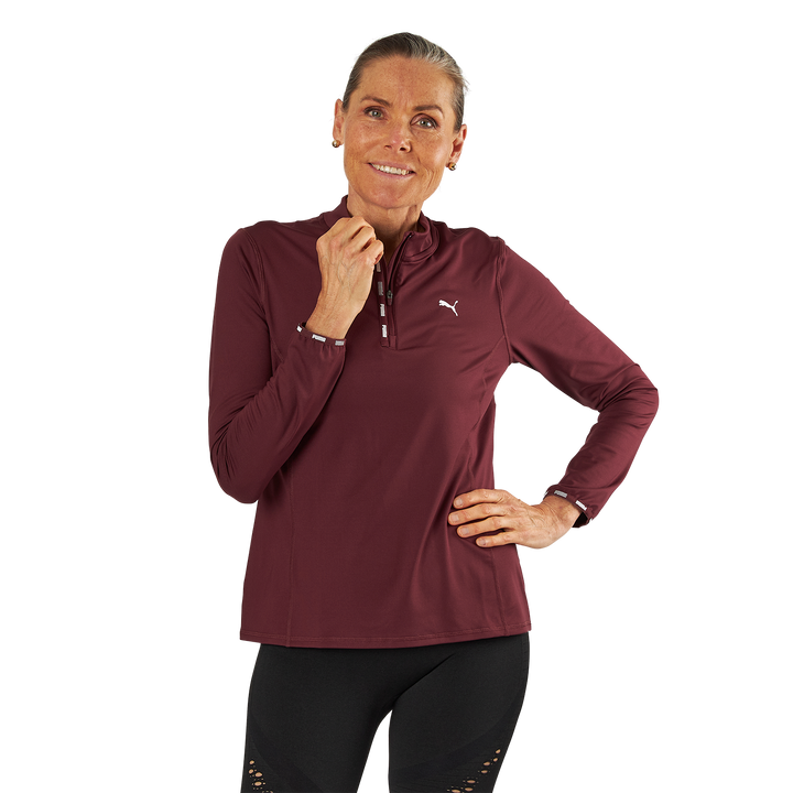 Puma Strong 1/4 Zip Aubergine