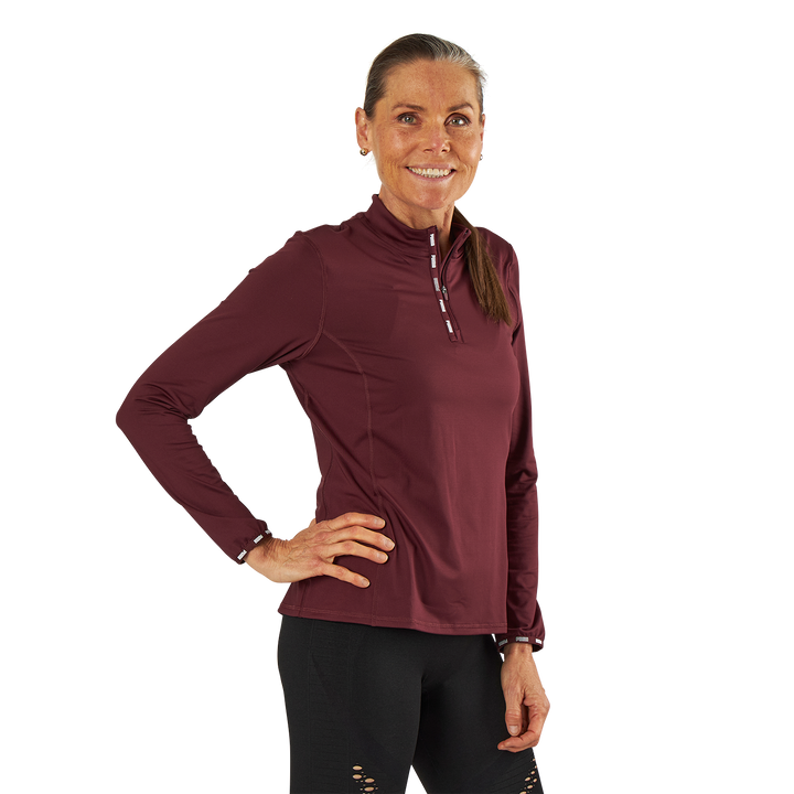 Puma Strong 1/4 Zip Aubergine