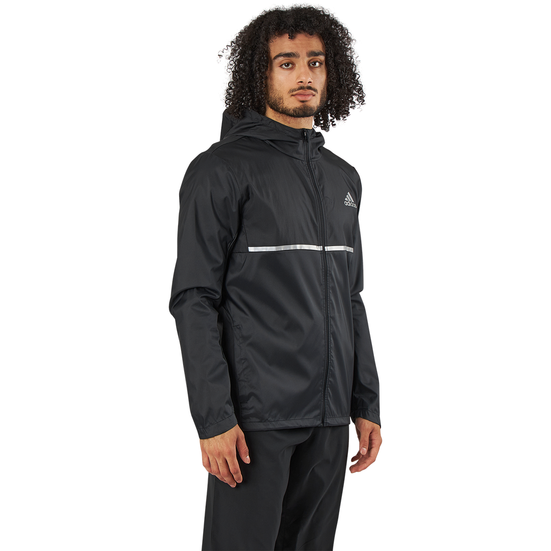 Own The Run Jkt Black/reflective Silver