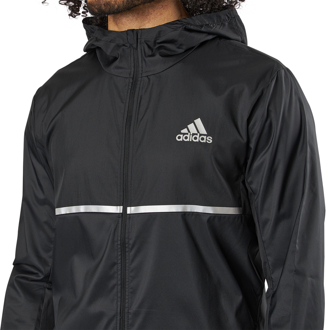 Own The Run Jkt Black/reflective Silver