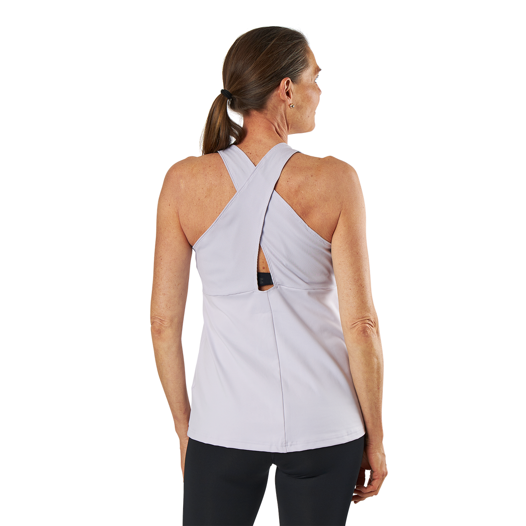 Studio Tank Top Sildaw/White