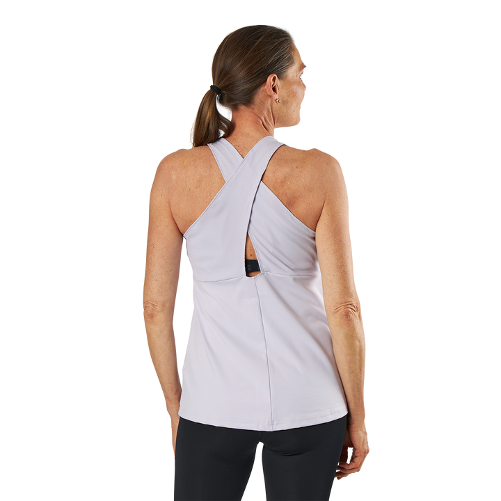 Studio Tank Top Sildaw/White