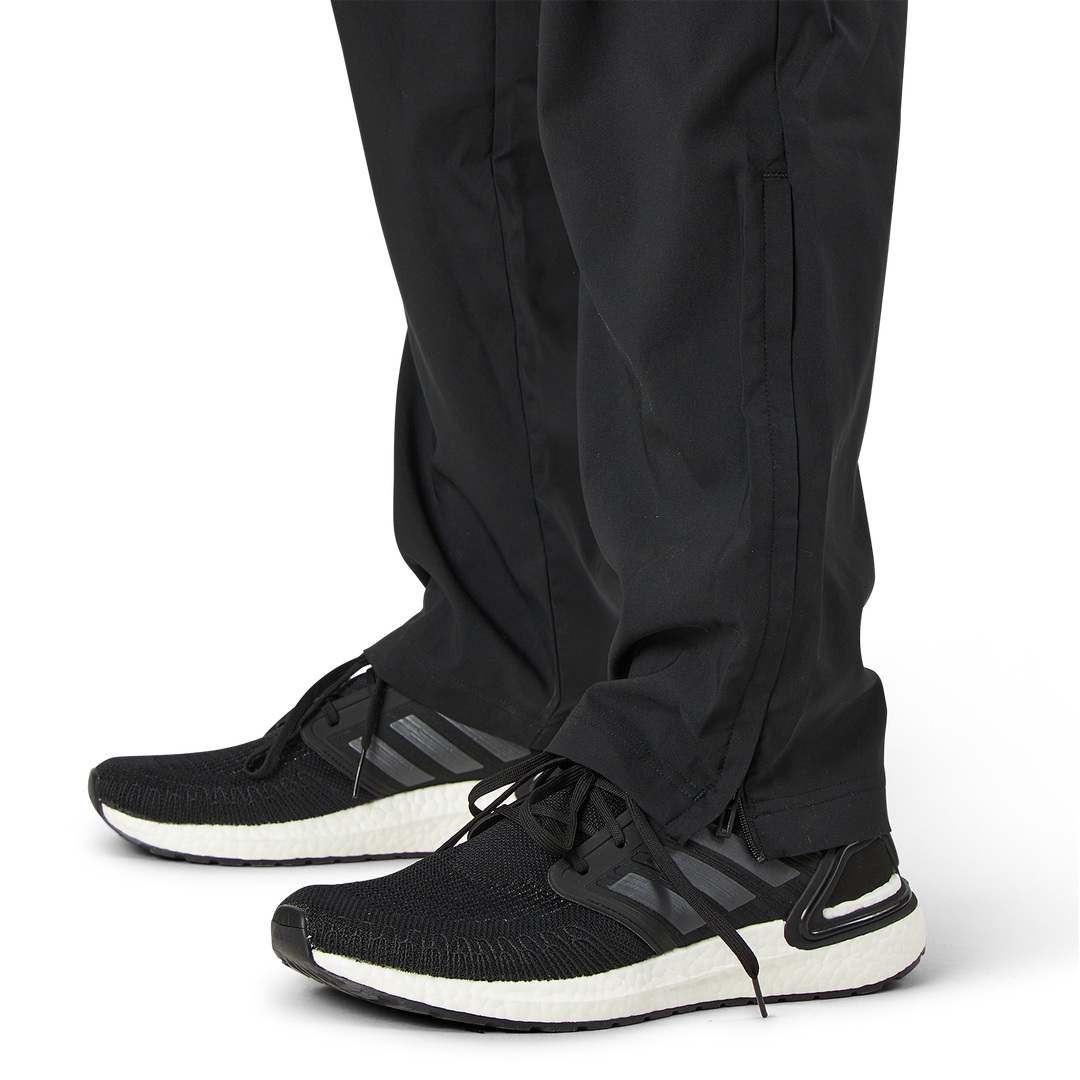 AEROREADY Essentials Stanford Open Hem Embroidered Small Logo Tracksuit Bottoms Black