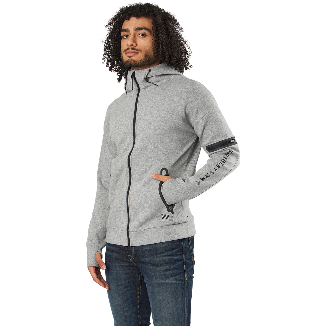 Training Gymtech Ziphood Grey Marl