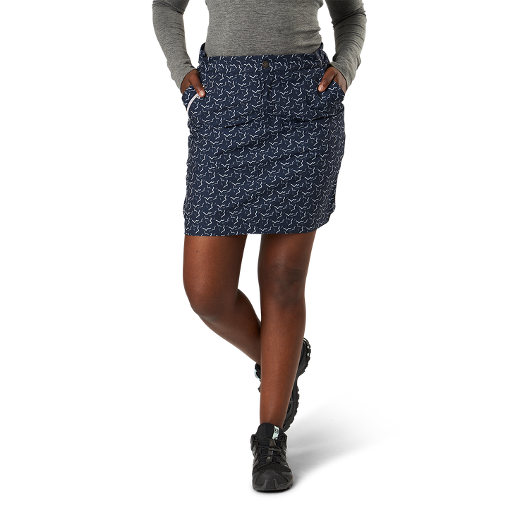 Hollie Reco Skort Dk Navy Print