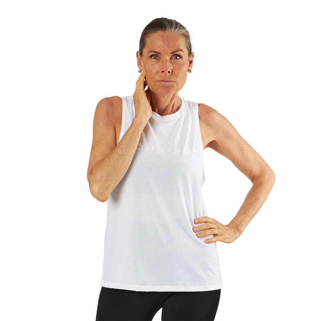 Clara Loose Singlet White