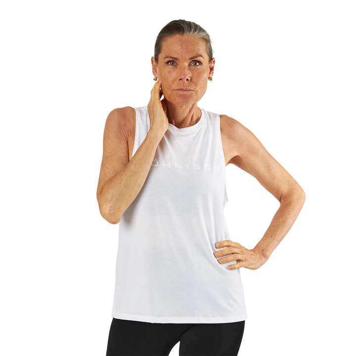 Clara Loose Singlet White