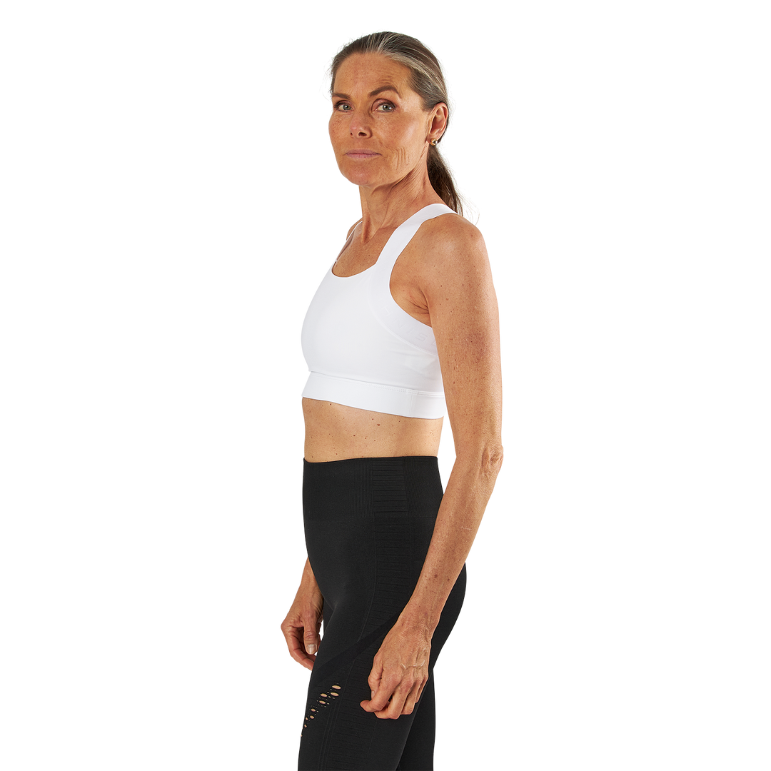 Kay Sports Bra White