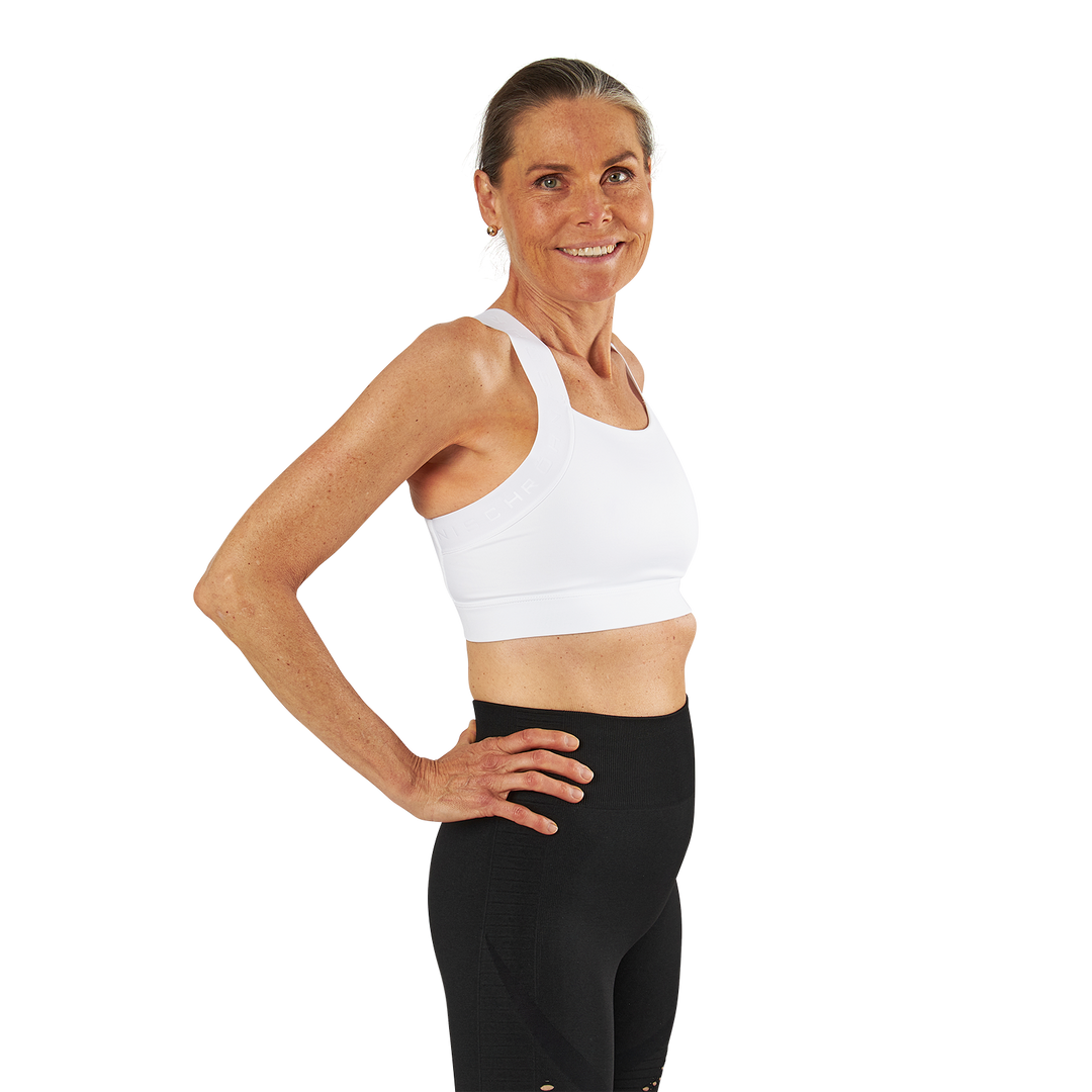 Kay Sports Bra White