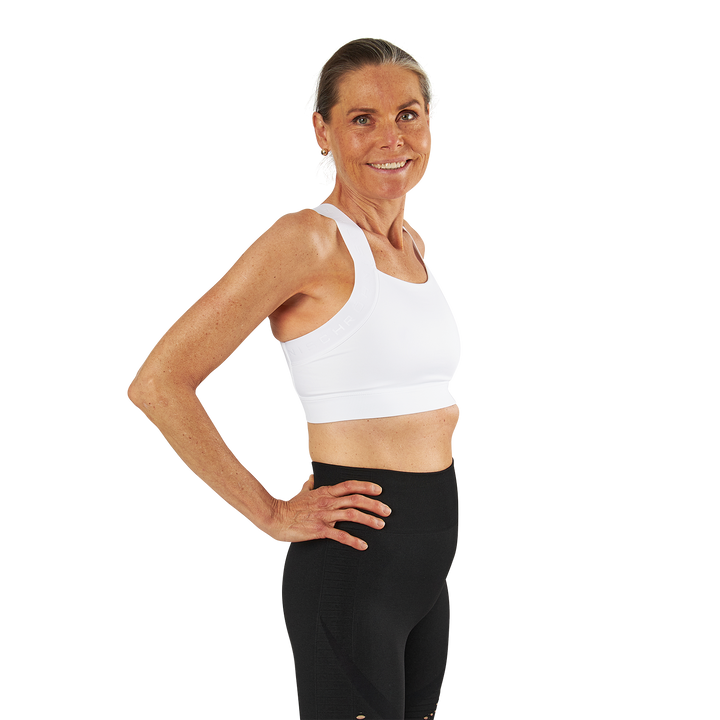 Kay Sports Bra White