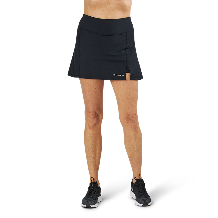 Court Jersey Skort Black