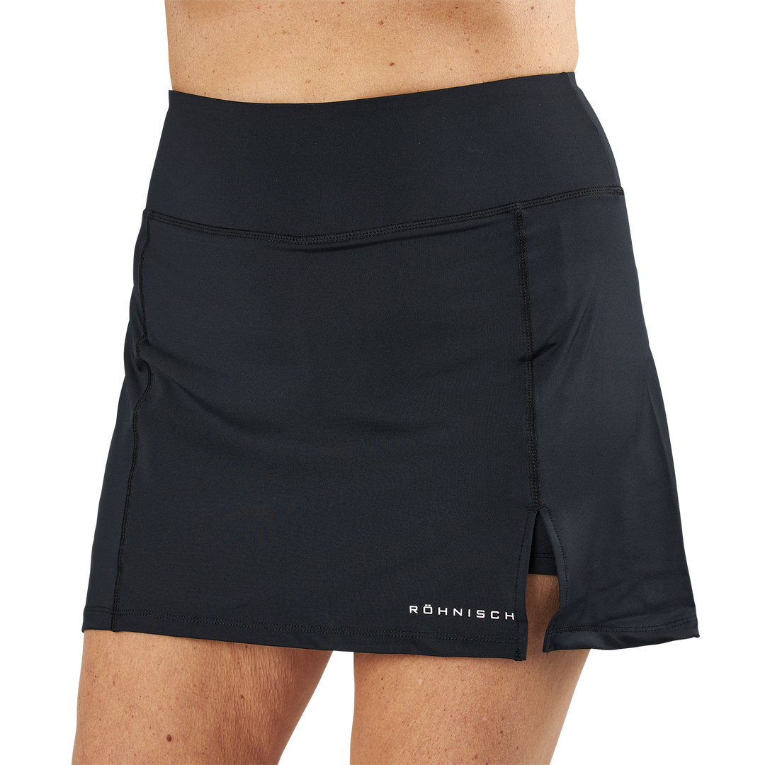 Court Jersey Skort Black