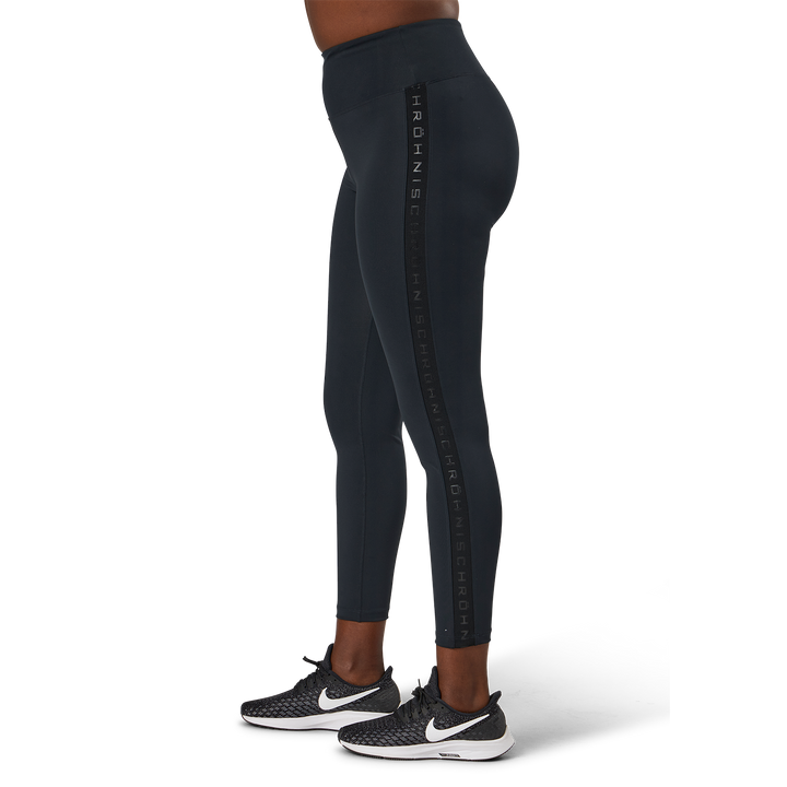 Kay High Waist Tights Black/black