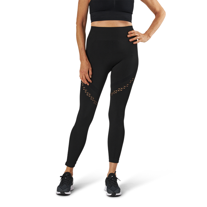 Fitness Seamless Mesh Tights Black