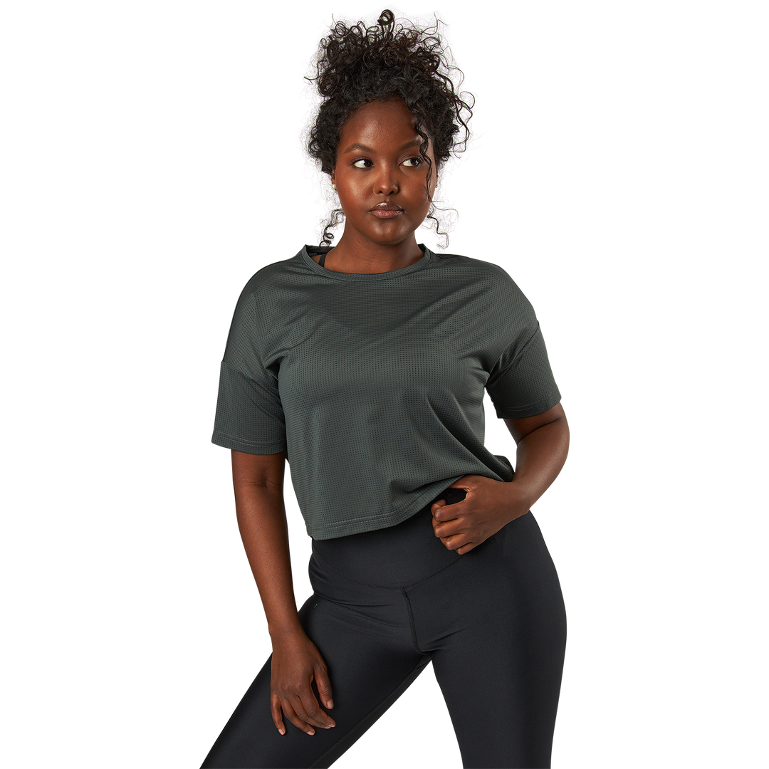 Strict Mesh Tee Green